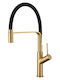 Imex Sena U-Shaped Kitchen Faucet Counter Black/Gold