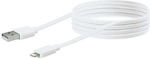 Schwaiger Flat USB-A to Lightning Cable White 2m (LKF200L532)