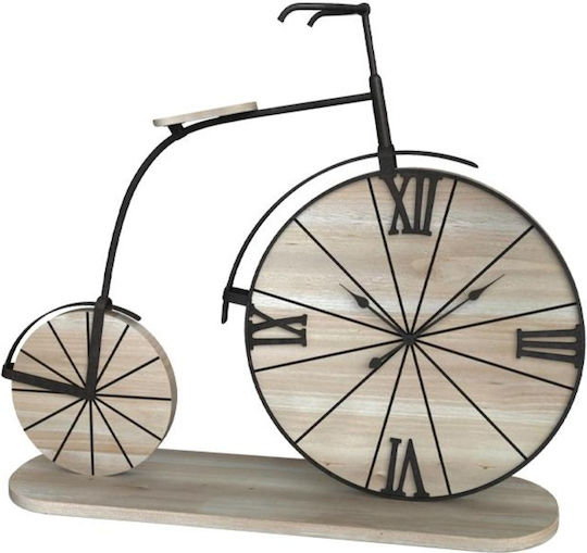 Fylliana Fylliana Fahrrad Tischuhr Holz Beige 125-222-335