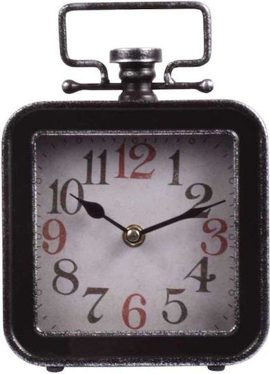 Fylliana Tischuhr Analog Metallisch Schwarz