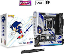 ASRock B760M PG Sonic Wi-Fi Motherboard Micro ATX με Intel 1700 Socket