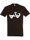 T-shirt Unisex " Cool Spaceman " Chocolate