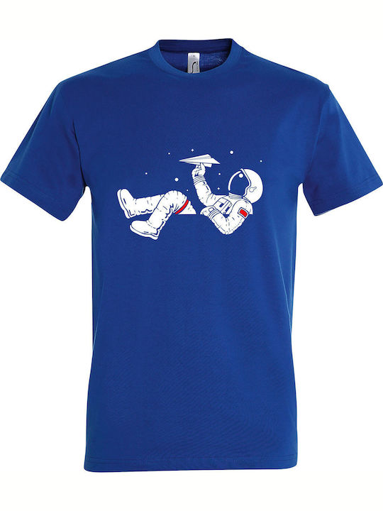 T-Shirt Unisex "Cool Spaceman" Königsblau
