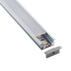 Eurolamp Walled LED Strip Aluminum Profile 200x1.7x0.7cm