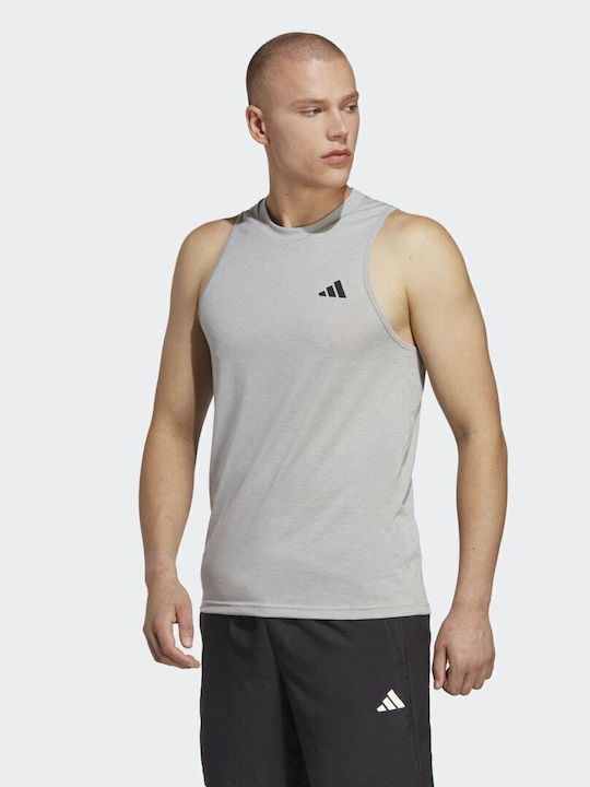 Train Essentials Feelready Aeroready Αθλητική Μπλούζα Κοντομάνικη Medium Grey Heather