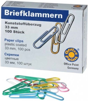 Officepoint Büroklammern 33mm 100Stück MAG-1463310-00