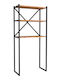 Megapap Mindy Επιδαπέδια Ραφιέρα Μπάνιου Μεταλλική με 3 Ράφια 66x34x160cm