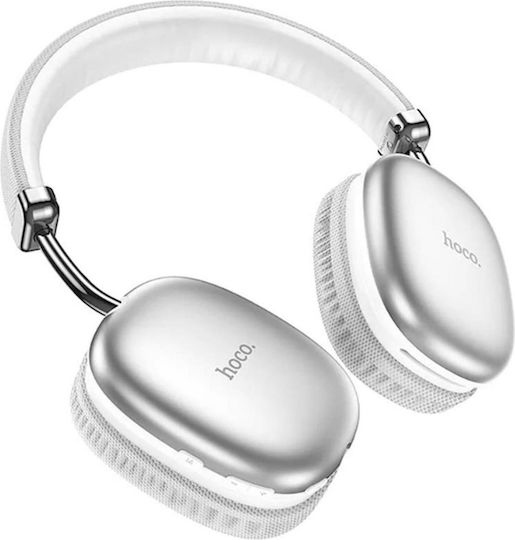 Hoco W35 Wireless / Wired Over Ear Headphones with Radio with 40 hours of Operation Silver
