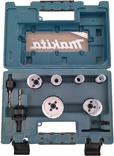 Makita Σετ Ποτηροπρίονα με Διάμετρο από 19mm έως 57mm για Πλαστικό