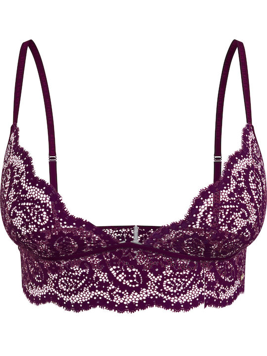 Tommy Hilfiger Bralette Σουτιέν Μωβ