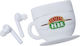 Lazerbuilt Central Perk In-ear Bluetooth Handsfree Earphones White