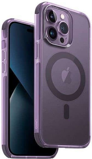 Uniq Combat MagClick Back Cover Σιλικόνης Purple/Fig Purple (iPhone 14 Pro Max)