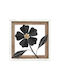 Fylliana Διακοσμητικό Τοίχου Flower 059 Μαύρο Λευκό από Μέταλλο 30.5x3x30.5cm