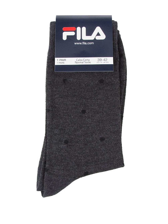 FILA Men's Patterned Socks Gray