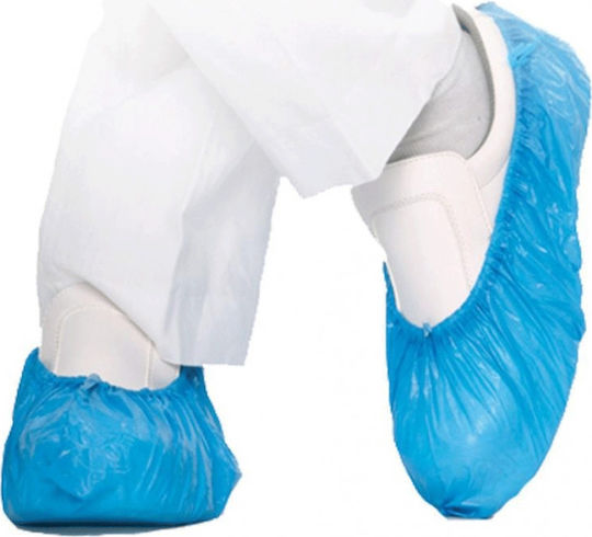 Disposable Shoe Covers in Blue Color 100pcs
