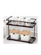 Organizator Pentru Chiuveta De Bucătărie Din Metal Negru 21x8.2x12cm