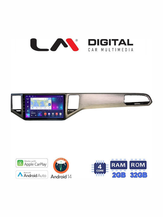 LM Digital Auto-Audiosystem für Volkswagen Golf / Golf Sportsvan Sportwan 2013+ (Bluetooth/USB/WiFi/GPS/Apple-Carplay/Android-Auto) mit Touchscreen 10.1"