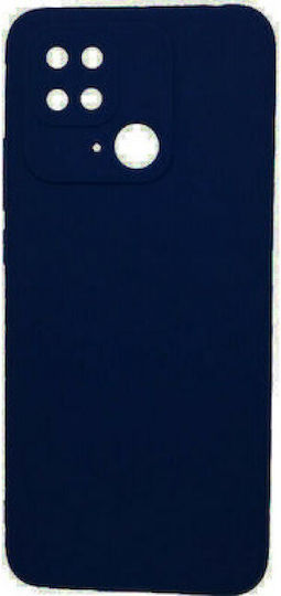 Matt 1.2mm Back Cover Silicon 1.2mm Albastru închis (Poco C40)