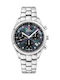 Swiss Military by Chrono Γυναικείο Ρολόι 37mm Μπαταρίας με Ασημί Μεταλλικό Μπρασελέ