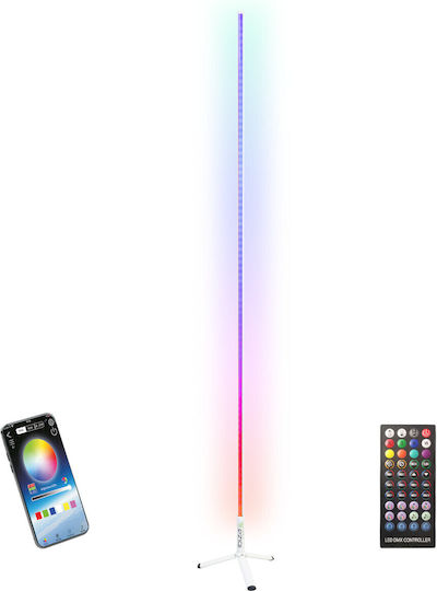 Ibiza Sound LED Лампа за под В150см. Бял Ibiza Sound LED Лампа за под В150см. Бял