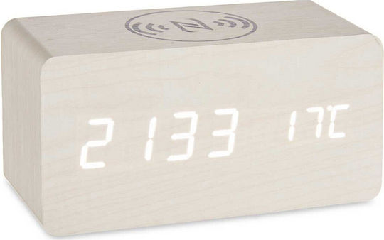 Gift Decor Ceas Digital de Masă cu Alarmă & Încărcare Wireless 86297 Gift Decor Ceas Digital de Masă cu Alarmă & Încărcare Wireless 86297