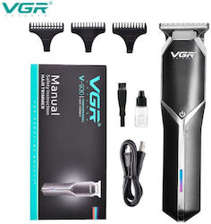 VGR Professional Rechargeable Hair Clipper Silver V-930