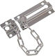 Door Handle Padlock with Chain Silver