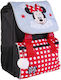 Minnie Mouse Minnie Mouse Σχολική Τσάντα Πλάτης Δημοτικού Κόκκινη