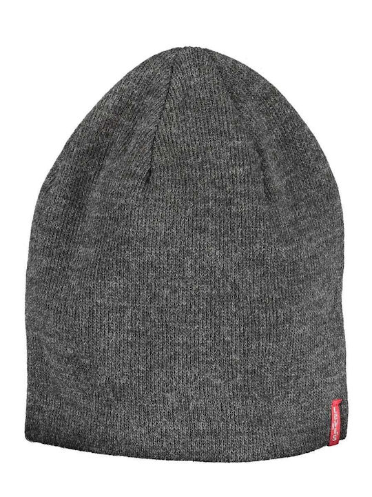 Levi's Beanie Ανδρικός Σκούφος Πλεκτός σε Γκρι χρώμα