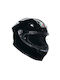 AGV K6 S Solid Black Κράνος Μηχανής Full Face 1220gr με Pinlock