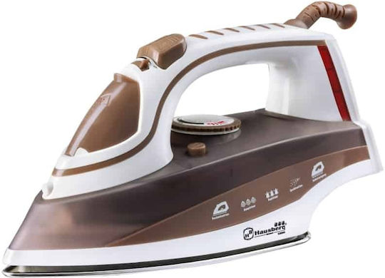 Hausberg HB-7831MR Σίδερο Ατμού 2200W με Ανοξείδωτη Πλάκα και Συνεχόμενη Παροχή 17gr/min