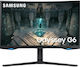 Samsung Odyssey G6 VA HDR Curved Gaming Monitor 27" QHD 2560x1440 240Hz με Χρόνο Απόκρισης 1ms GTG