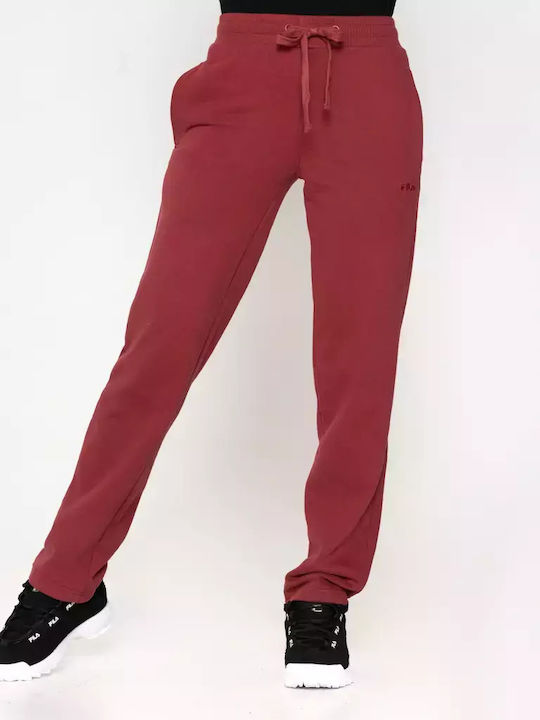 FILA Annita Pantaloni de Trening Burgundy
