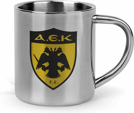 Koupakoupa Αεκ Κούπα Μεταλλική 300ml