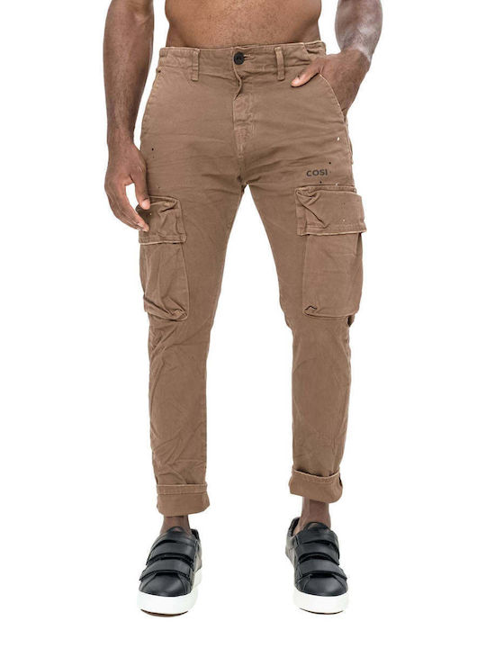 60 Mosso Hose Cargo Elastisch Camel
