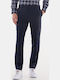 H Genius Παντελόνι Chino Ελαστικό σε Slim Εφαρμογή Navy Μπλε