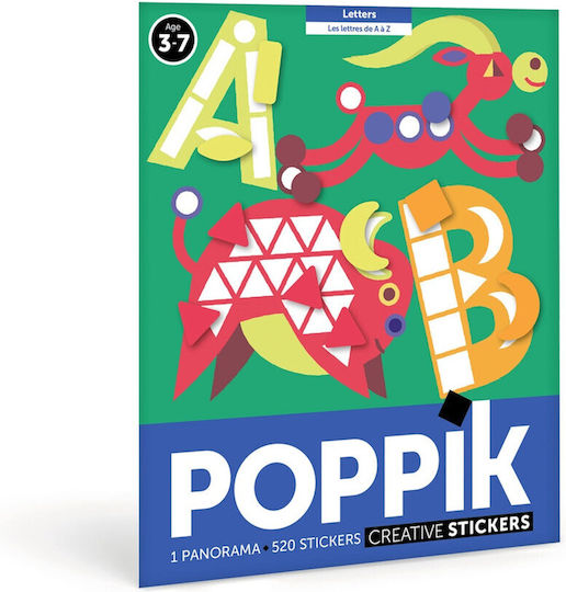 Poppik Велкро Letters за Деца 3+ години+ Години