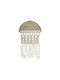 Inart Hanging Macrame Wall Decor Made of Fabric 29x2x46cm