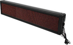 GloboStar LED Beschriftung Einseitig Wasserdicht 104x23cm Rot