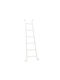 Inart Floor Standing Bathroom Ladder with 6 Positions White