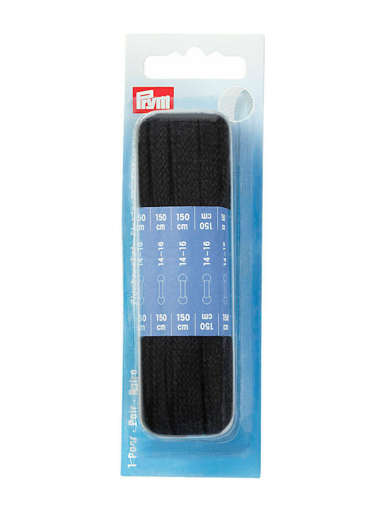 Prym Κορδόνια Παπουτσιών Μαύρα 2τμχ 150cm