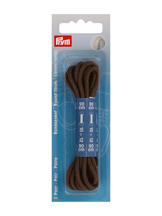 Prym Κορδόνια Παπουτσιών Καφέ 2τμχ 90cm