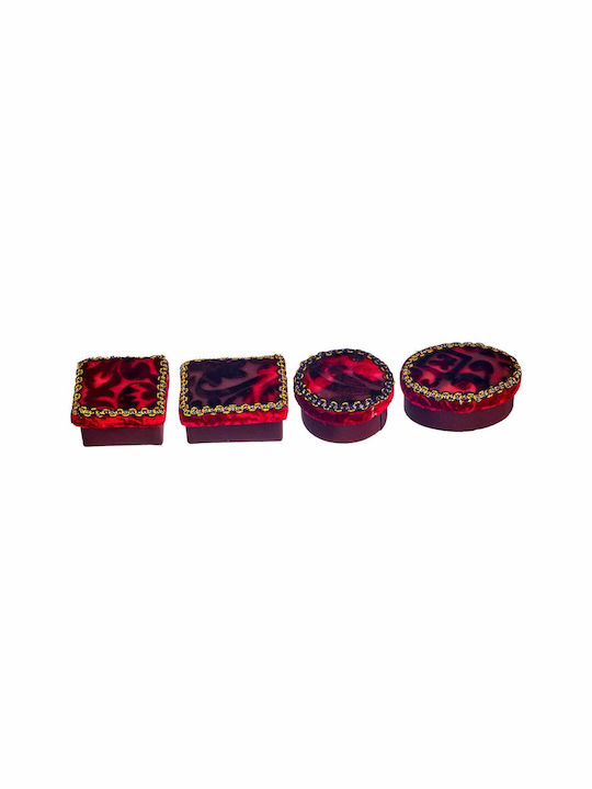 JK Home Decoration Коледна Фигура Кутия 8x8x4см. (Различни дизайни)