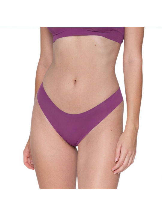Luna Damen Slip Nahtlos Lila
