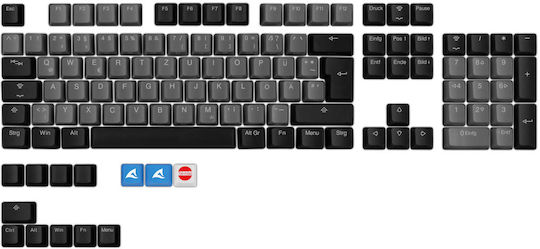 Sharkoon SKILLER SAC20 114 PBT-ISO-Schlüsselkappen