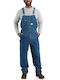 Carhartt Bib Overall Φόρμα Εργασίας Βαμβακερή με Τιράντες Μπλε