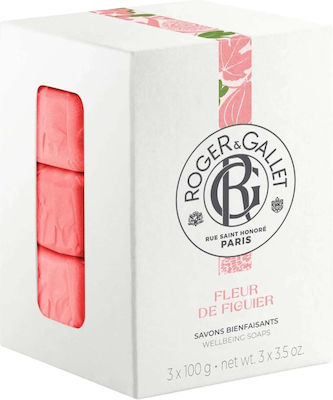 Roger & Gallet Fleur De Figuier Baton de săpun pentru Mâinile & Corpul 3x100gr