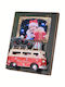 SP Souliotis Christmas Wooden Figure Frame Height 16cm Merry Christmas