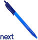 Next Στυλό Ballpoint 1.0mm με Μπλε Μελάνι 50τμχ