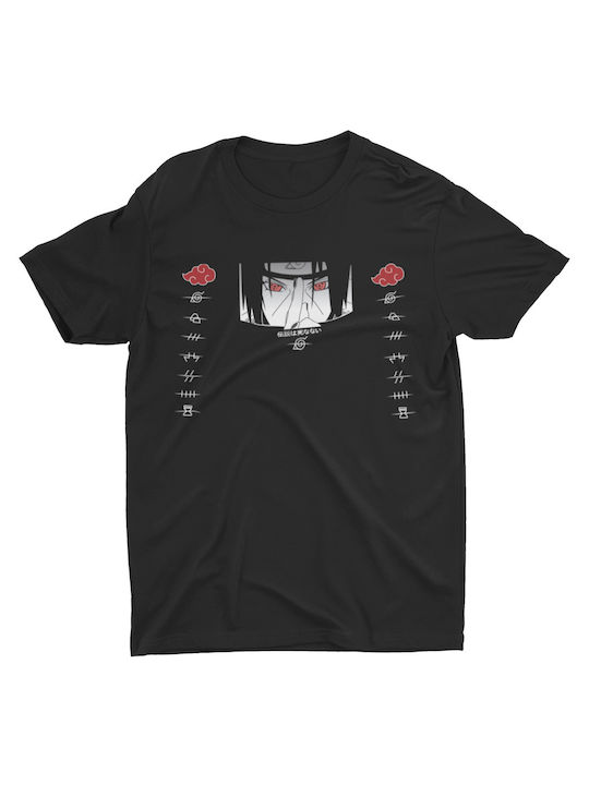 T-shirt Naruto Itachi σε Μαύρο χρώμα